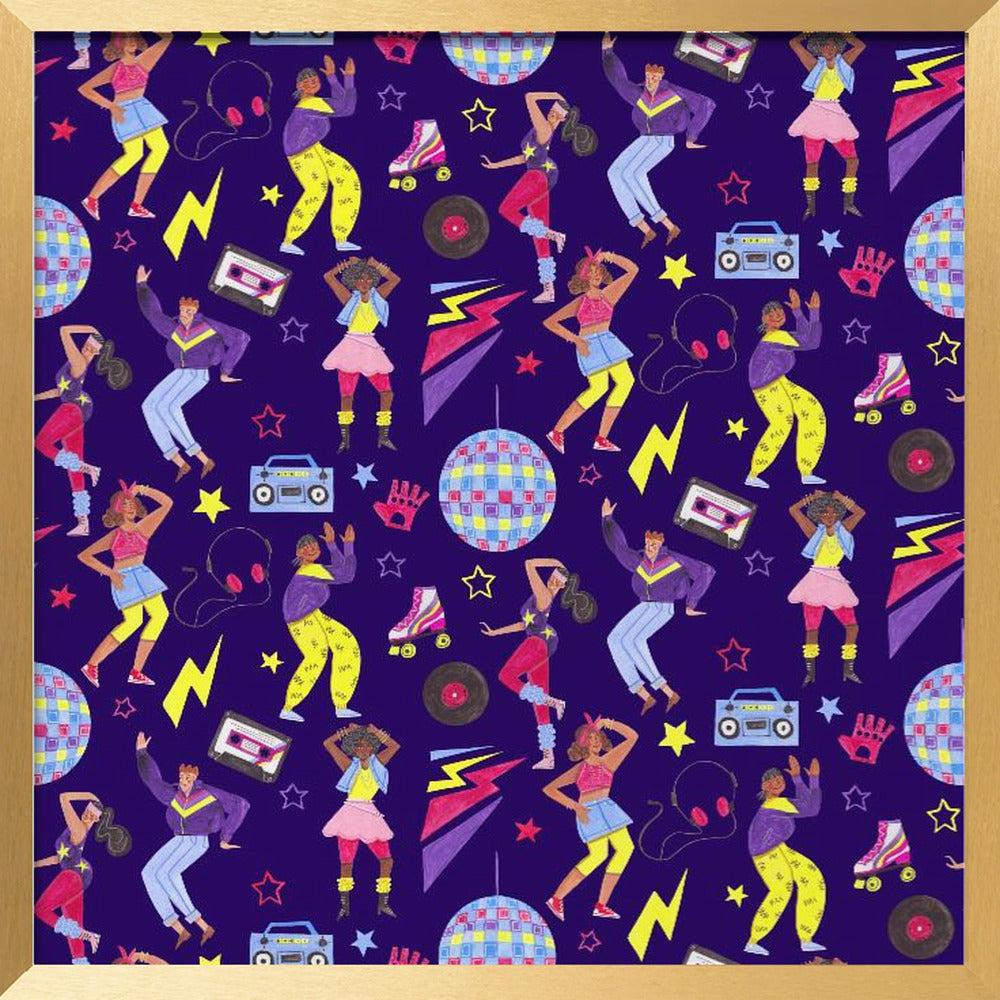 Disco Dancing Poster